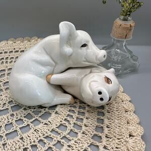 Fitz & Floyd Pig Salt and Pepper Shakers